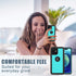 for iPhone 12 Waterproof Case,Waterproof Shockproof Dustproof IP68 Full-Body Hard Case Built-in Screen Protector Underwater Outdoor Waterproof Cov...