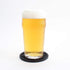 Silicone Coasters For Drinks - 6 Pack Unique Design Spider Drink Coasters, 4" Black Coaster Set by COASTERFIELD...