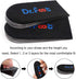 Dr.Foot Adjustable Orthopedic Heel Lift Inserts, Height Increase Insole for Leg Length Discrepancies, Spurs, Heel Pain, Sports Injuries, Achilles ...