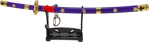 JCvCX 4'' 7'' 9'' OP Roronoa Cosplay Keychain Sandai Kitetsu Pedant Zinc Alloy Pedants...