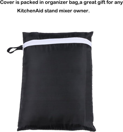 Evermarket Stand Mixer Dust Proof Cover with Pocket and Organizer Bag for Kitchenaid,Sunbeam,Cuisinart,Hamilton Mixer (Black)...