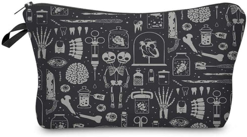 Deanfun Small Makeup Case - Cute and Waterproof Cosmetic Bag for Women(Happy Halloween D5-52254)...