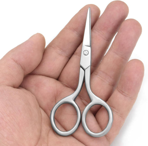 4 Inch Sewing scissors sharp Embroidery Crafting Threading Scissors with Leather Scissors Cover for Needlework Craft Art Work Manual Handicraft DI...