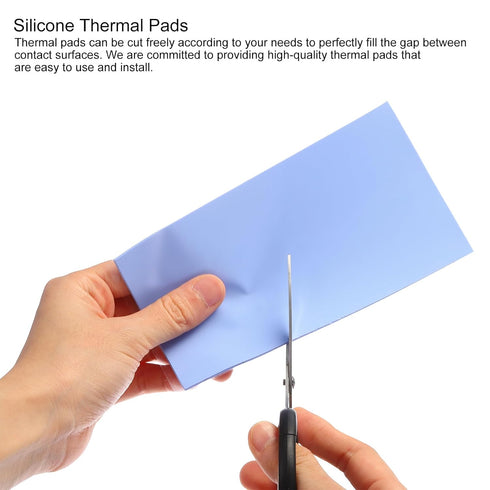 MECCANIXITY Thermal Pad 3.6W/m.K Insulated Heat Resistant High Temperature Resistant Silicone Cooling Pads 150x93x1mm for Laptop Computer Radiator...