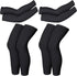 Geyoga 2 Pairs Compression Full Length Leg Sleeve Arm Sleeve for Men Women, Football (Black, Large)...