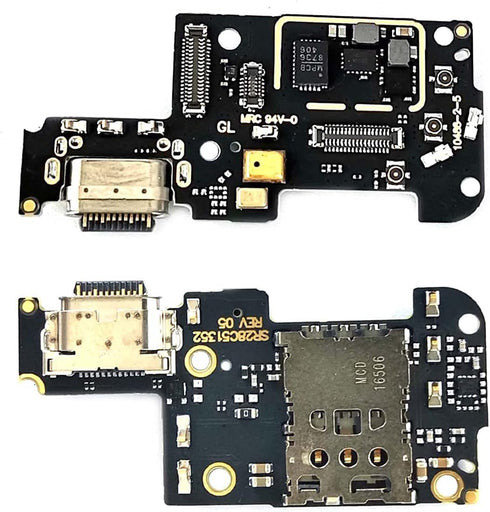 USB Charger Charging Port Dock Connector Ribbon Flex Cable PCB Board Replacement Compatible with Motorola Edge+ Plus 6.7 inch...