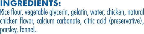 N-Bone FLOSSta Dual Action Dental Chews Chicken Flavor, 12-oz bag...