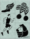 Stencil1 Track 4-Pack Stencil Set - Attractive & Durable Quality Reusable Stencils for Painting - Create Stencil Crafts and Decor - Decor on Walls...