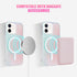 Tuokiou for Magnetic iPhone 11 Case, Compatible with Magsafe, Holographic Iridescent Unique Shockproof Translucent Matte Aesthetic Phone Case with...