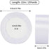 jijAcraft White Ribbon 1-1/2 Inch x 25 Yards Satin Gift Ribbon, White Polyester Satin Ribbon Holiday Ribbon for Present Package, Wedding Gift Wrap...