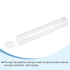 MECCANIXITY Clear Storage Tube Small Plastic Round Tubing with Caps Rigid Bottle Container 30x32x200mm/8 Inch Diameter for Item Stored...