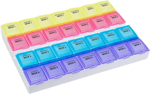 EZY DOSE Monthly Medtime (28-Day) Pill Planner ?Monthly Pill Organizer...