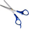 PET MAGASIN Pet Thinning Shears - Professional Thinning Scissors with Toothed Blade - Blue...