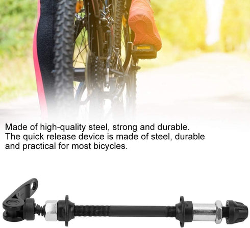 Bicycle Rear Hub Axle, 5.7in Hollow Rear Axle 6.9in Quick Release Rear Wheel Bike Axle Bike Repair Tool Accessories for Bikes...