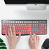 Keyboard Skin for Logitech K120 & MK120 Ergonomic Desktop USB Keyboard - US Layout, Waterproof Anti-Dust?Enhanced Protection and Durability (Pink)...