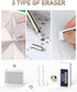 Nicpro 35PCS Art Mechanical Pencil Set, 3 PCS Metal Drafting Pencil 0.5 mm & 0.7 mm & 0.9 mm & 3 PCS 2mm Lead Holder (6B 4B 2B HB 2H 4H Colors) Fo...