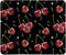 Cherry Print Black Mouse Pads,Funky Cherry Personalized Mouse Mat Design,Small Mouse pad for Desk Home Office Gaming Working,Home Decor Accessorie...