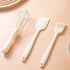 Silicone Spatula Set Food Grade with Pastry Brush and Whisk, Nonstick Cookware High Heat Resistant Seamless Design Kitchen Spatulas for Cooking, B...