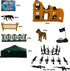 Action Figure Play Set 14pcs Military Toys Trooper with Accessories Including Army Gear Playset - Army Ranger Action Figures Military Toy Soldiers...