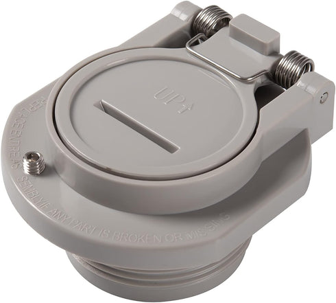 ATIE Pool Free Rotation Snap-Lock Vacuum Vac Lock Safety Wall Fitting W400BLGP for Most Zodiac, Hayward, Pentair Suction Pool Cleaners (Light Gray...