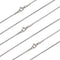 arricraft 10PCS 18 Inches Stainless Steel Chains with Lobster Claw Clasps 1.5mm Snake Chains for Necklace DIY Jewelry Making-Stainless Steel Color...