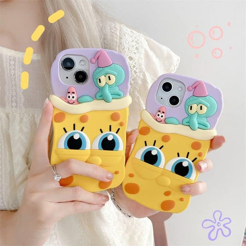 Ultra Thick Soft Silicone 3D Cartoon Phone Case for Apple iPhone 12 Pro Max Animation Anime Character Fish Ocean Sea Cute Lovely Fun Cool Kids Gir...