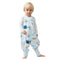 Duomiaomiao 0.5 TOG Toddler Sleep Sack 24-36 Months 100% Cotton Lightweight Baby Sleep Sack with Feet, Breathable Comfy Toddler Wearable Blanket...