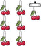 Cherry Car Air Fresheners, Funny Cherry Air Fresheners Long Lasting Cute Car Mirror Scented Hanging Car Decoration Ornaments Gift Interior Accesso...