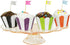 Wrapables Standard Size Striped Cupcake Wrappers (Set of 20), Orange...