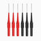 6 PCS Multimeter Test Probe Pins, 0.7mm Back Probe Kit,Auto Repair Test Leads of 4mmm Banana Plug Red and Black Non-Destructive Wire Piercing Prob...