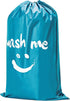 HOMEST 2 Pack XL Wash Me Travel Laundry Bag, Dirty Clothes Organizer, Large Enough to Hold 4 Loads of Laundry, Easy Fit a Laundry Hamper or Basket...