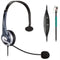 Callez Wired Telephone Headset Mono, Call Center RJ9 Phone Headset with Noise Canceling Mic Compatible with ShoreTel 480 Plantronics T10 Polycom Z...