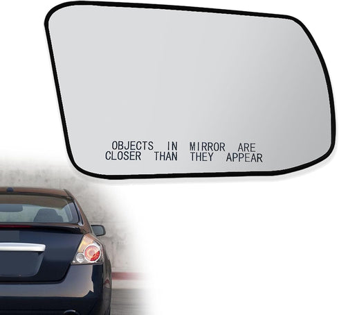 Passenger Side View Heated Mirror Glass, with Rear Holder, Compatible with Nissan Altima Sentra 2013-2018, Replace 963653TH0A - Right Side Mirror ...