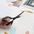 NatSumeBaics 6" Small Scissors All Purpose Cute Black Office Paper Scissors Craft Student Scissor Professional Shears for school and home (6" Scis...