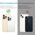 ?3 Pack?Dengduoduo Tempered Glass Camera Lens Protector for iPhone 15 Pro 6.1" & iPhone 15 Pro Max 6.7", Ultra HD, 9H Hardness, Anti-Scratch, Case...
