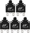 uxcell 5Pcs Thermal Overload Protector AC 125/250V 5A Push Button Reset Circuit Breaker...