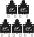 uxcell 5Pcs Thermal Overload Protector AC 125/250V 5A Push Button Reset Circuit Breaker...