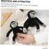 2pcs Orangutan Keychain Stuffed Monkey Plush Monkey Keyrings Gorilla Keychains Plush Animals Keychains for Backpacks Monkey Stuffed Animal Plush G...