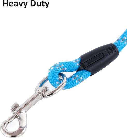 Long Dog Leash for Dog Training 16FT/30FT/50FT/100FT, Reflective Threads Rope Check Cord Dog Leash, Heavy Duty Dog Lead for Large Medium Small Dog...
