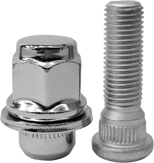 M12x1.5 Wheel Lug Stud Nut Set 1.46" Tall Nuts Compatible with Toyota Camry Corolla Tacoma 4Runner Avalon Prius Yaris RAV4 Reiz Lexus CT200h ES300...