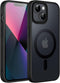 JETech Magnetic Case for iPhone 13 6.1-Inch Compatible with MagSafe, Translucent Matte Back Slim Shockproof Phone Cover (Black)......