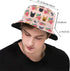 French Bulldog Dog Floral Pitbull Bucket Hat Sun Beach Packable Fisherman Cap for Women Men Summer Outdoor Hiking...