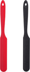 2pcs Silicone Spatulas Heat Resistant Jar Spatulas Cake Cream Butter Spatulas with Long Handle Non-Stick Kitchen Baking Cooking Resin Craft Stirri...