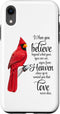 iPhone XR Cardinal Red Bird Sign from Heaven Angel Case...