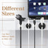 Cable Clips White 9 PCS, Phone Charger Cord Holder, Cable Cord Management for Desk, Office and Nightstands, Mixed Sizes......