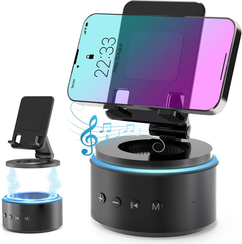 Detachable Cell Phone Stand with Wireless Bluetooth Speaker, Gifts for Men Dad Husband Birthday from Daughter Son Wife, White Noise Sound Machine,...