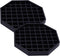 Drip Trays 6" Coffee Countertop Octagon Drip Tray Black Plastic Coffee Drip Tray With Honeycomb Grid, Pack of 2 (2 Pcs 6")...