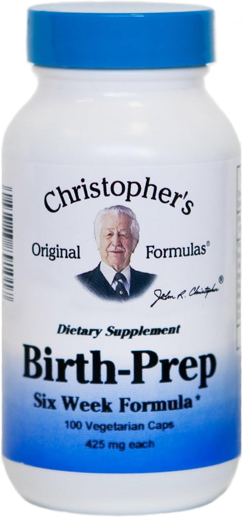 Christopher's Original Formulas Birth-Prep Capsules 100 ct - Herbal Blend for Expectant Mothers - Supports Natural Preparation for Childbirth...