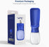 WePet Foldable Portable Dog Water Bottle Puppy Water Dispenser with Drinking Feeder, 12 OZ, High-temperature Resistant Leak Proof for Pets Outdoor...