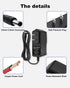 DC 12V 1A Power Supply 12W AC Adapter 100-240V 50-60Hz AC to DC 12 Volt 1 Amp Power Adapter Transformer with 10 Tips for LED Strip Light CCTV Came...